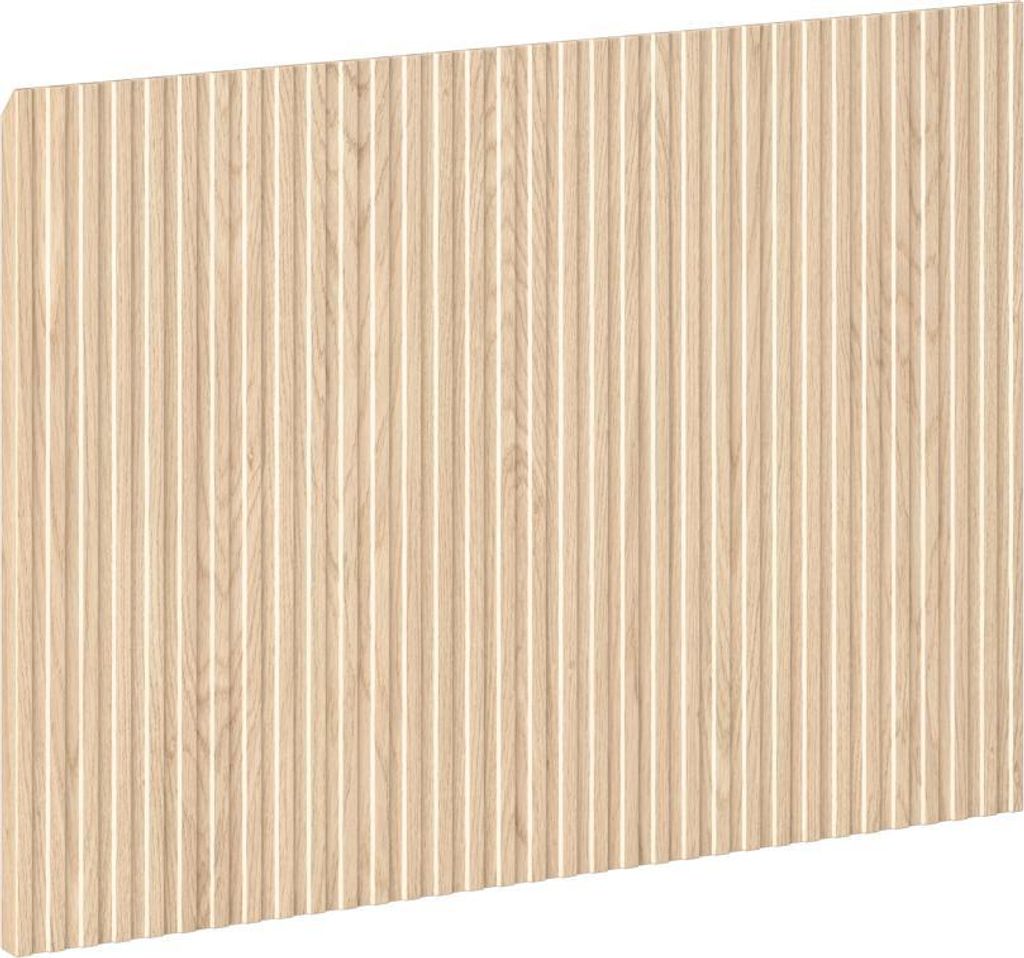 Mexen Rivel Front geriffelt für Badschrankkorpus 60 x 43,5 cm, Eiche - 91A20-0600-470-1-81