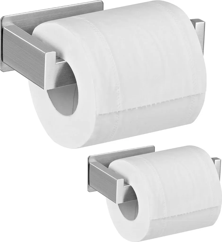 Msv porta rotolo di carta in acciaio inossidabile e mdf di colore rosa | Leroy Merlin