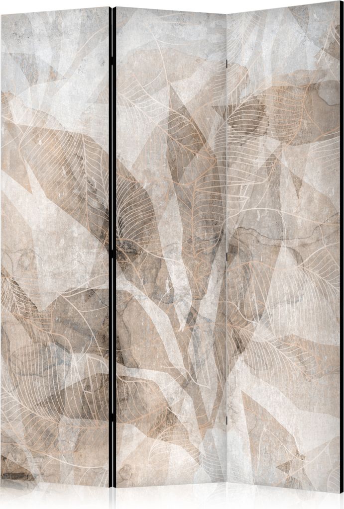 Akusticher Raumteiler Ziegel Foto Paravent 135x172 cm beidseitig auf Vlies-Leinwand bedruckt Akustikschaum Trennwand Spanische Wand Sichtschutz Hom...