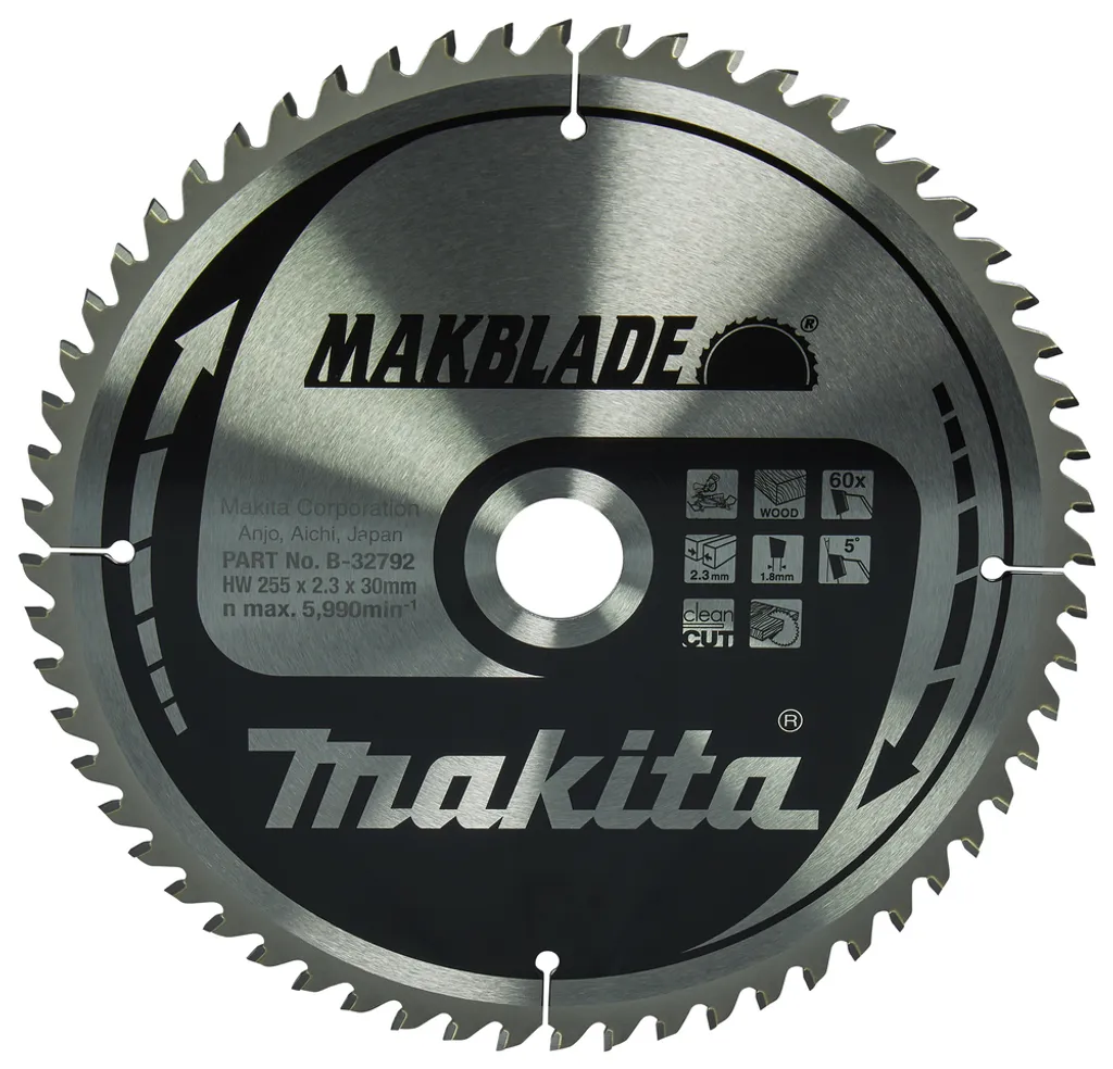 Offerta Lama Legno Makita 255x30 60 Denti | MAKBLADE Ultra Resistente