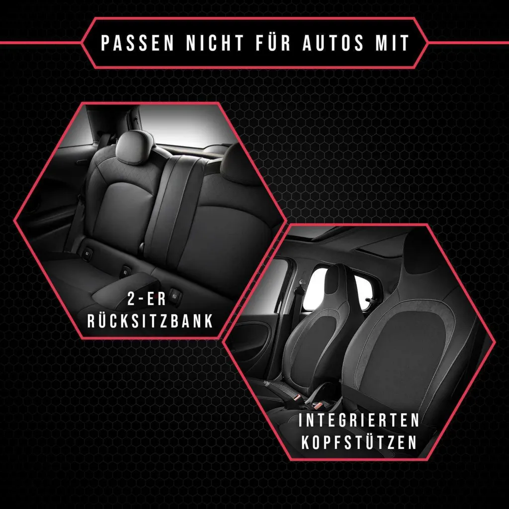 Coprisedili Mercedes Classe E Blu: Stop a Macchie e Usura Sedili - 7