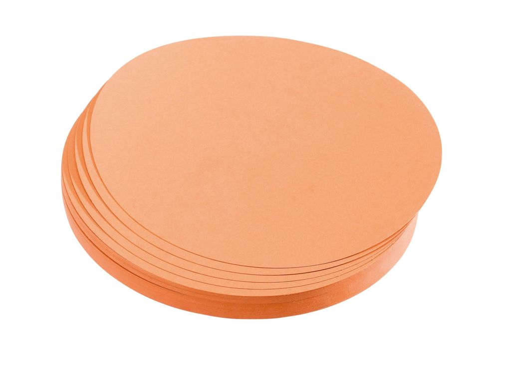FRANKEN Moderationskarten Kreise, Durchm.: 95 mm, orange
