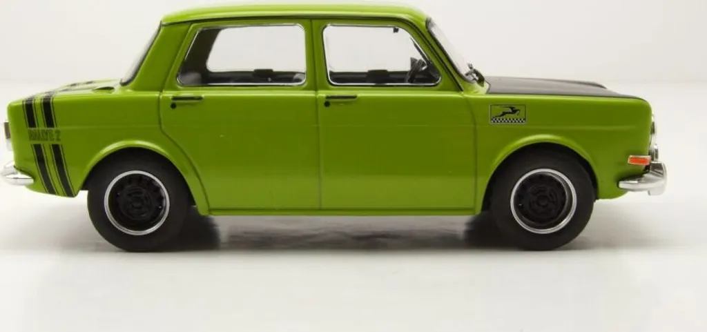 Réplique Simca 1000 Rallye 2 1:24 métal durable Whitebox vert clair