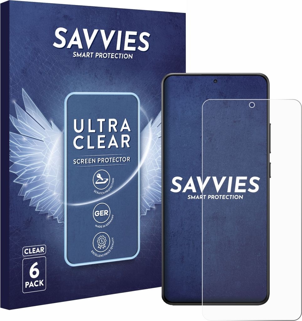 6x Für Xiaomi Poco X7 Pro Schutzfolie Savvies Displayschutz Display Schutz Folie Klar Transparent