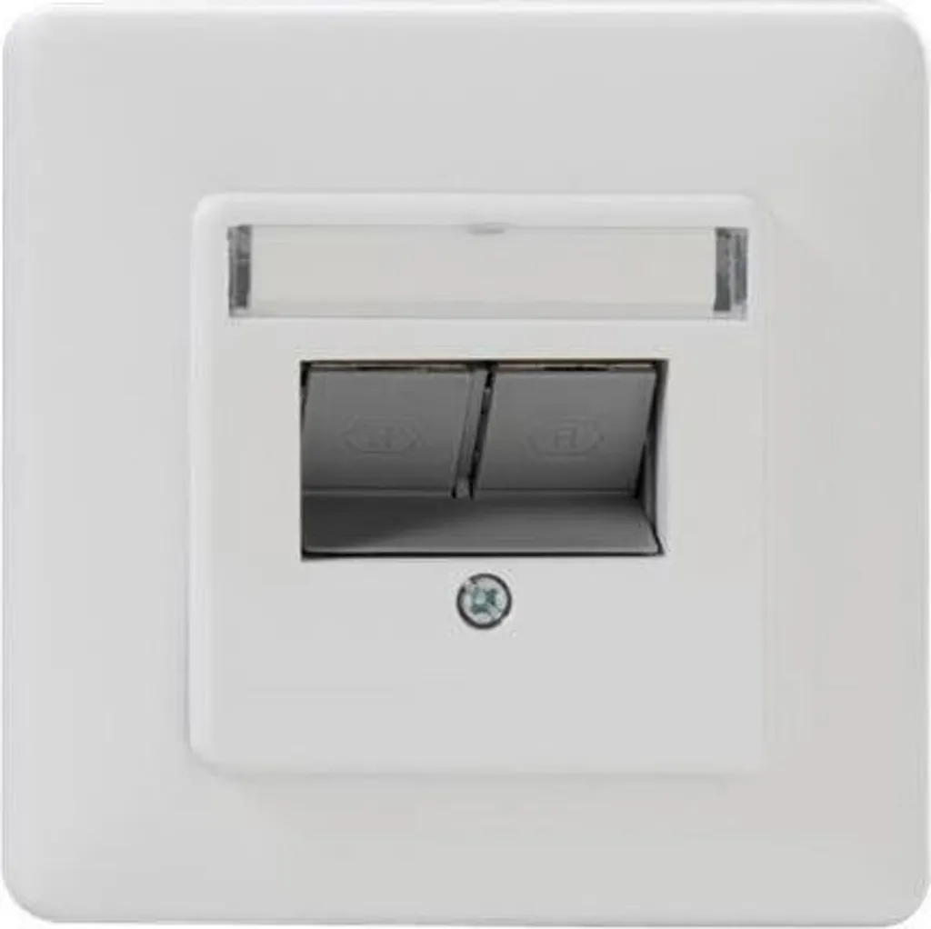 Prise Murale RJ45 pour Bureaux et Télétravail - Rutenbeck Cat.6A 10G-MD