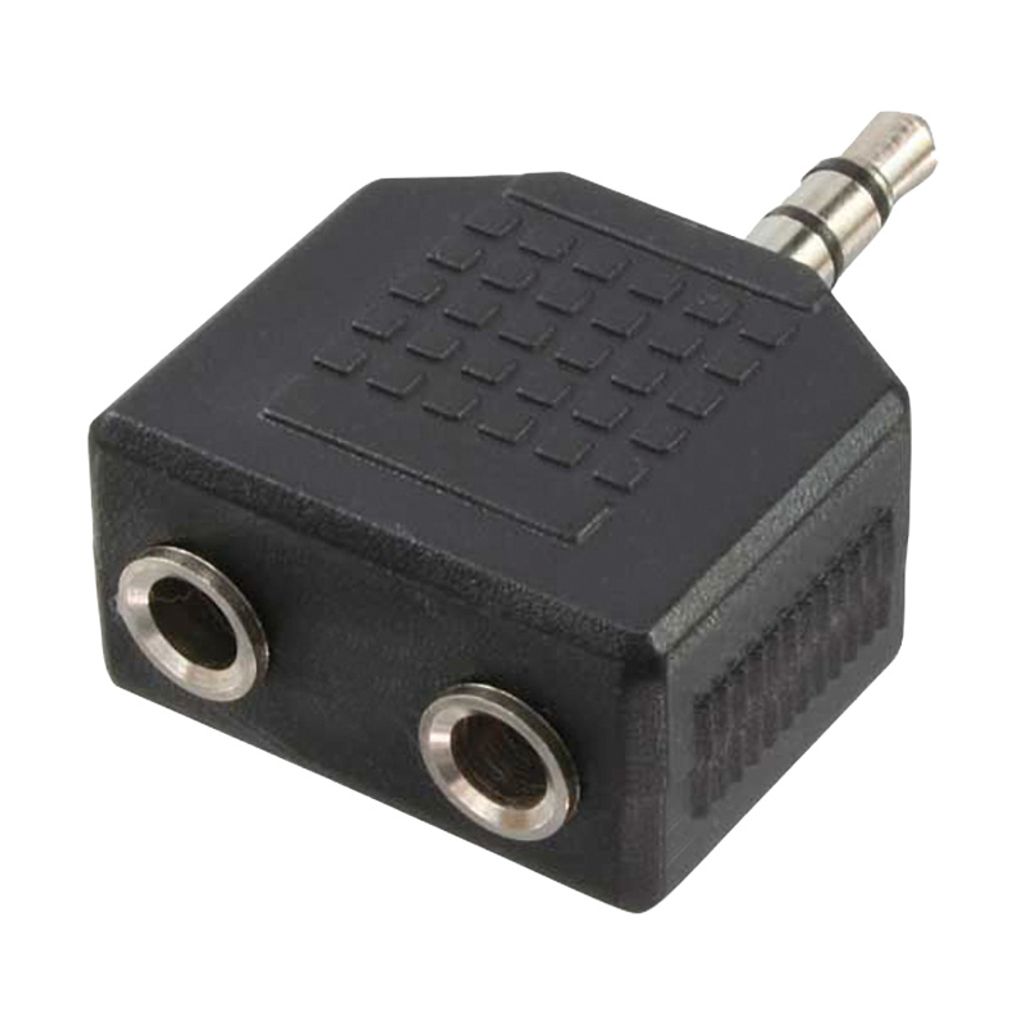 LogiLink Audio-Adapter 3,5 mm Klinkenstecker - 2x 3,5 mm