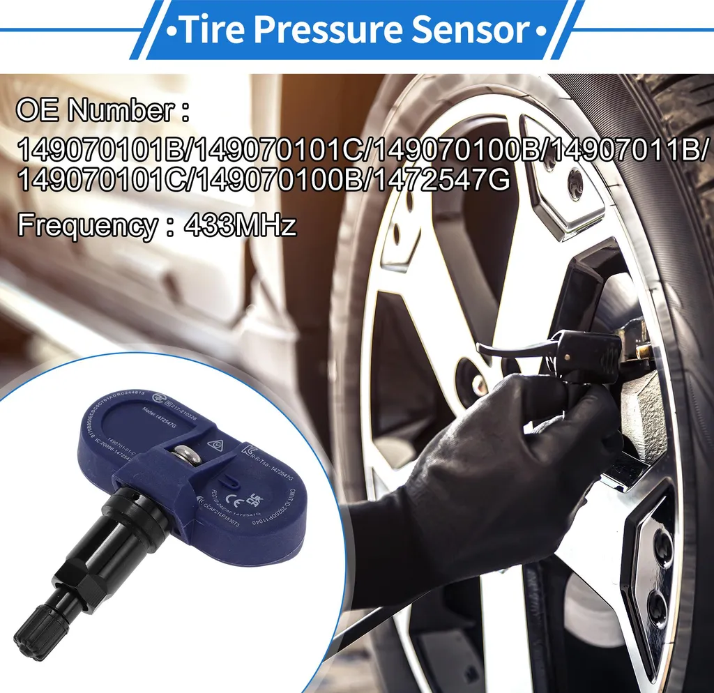 Valve Électronique TPMS Tesla Model 3 Capteur de Pression 433 MHz