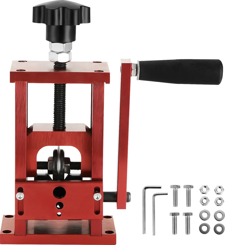 SucceBuy 1.5-20mm Kupferdraht-Abisoliermaschine | Manuelle & halbautomatische Kabelabisoliermaschine | Altmetall-Recycling-Werkzeug | Rot