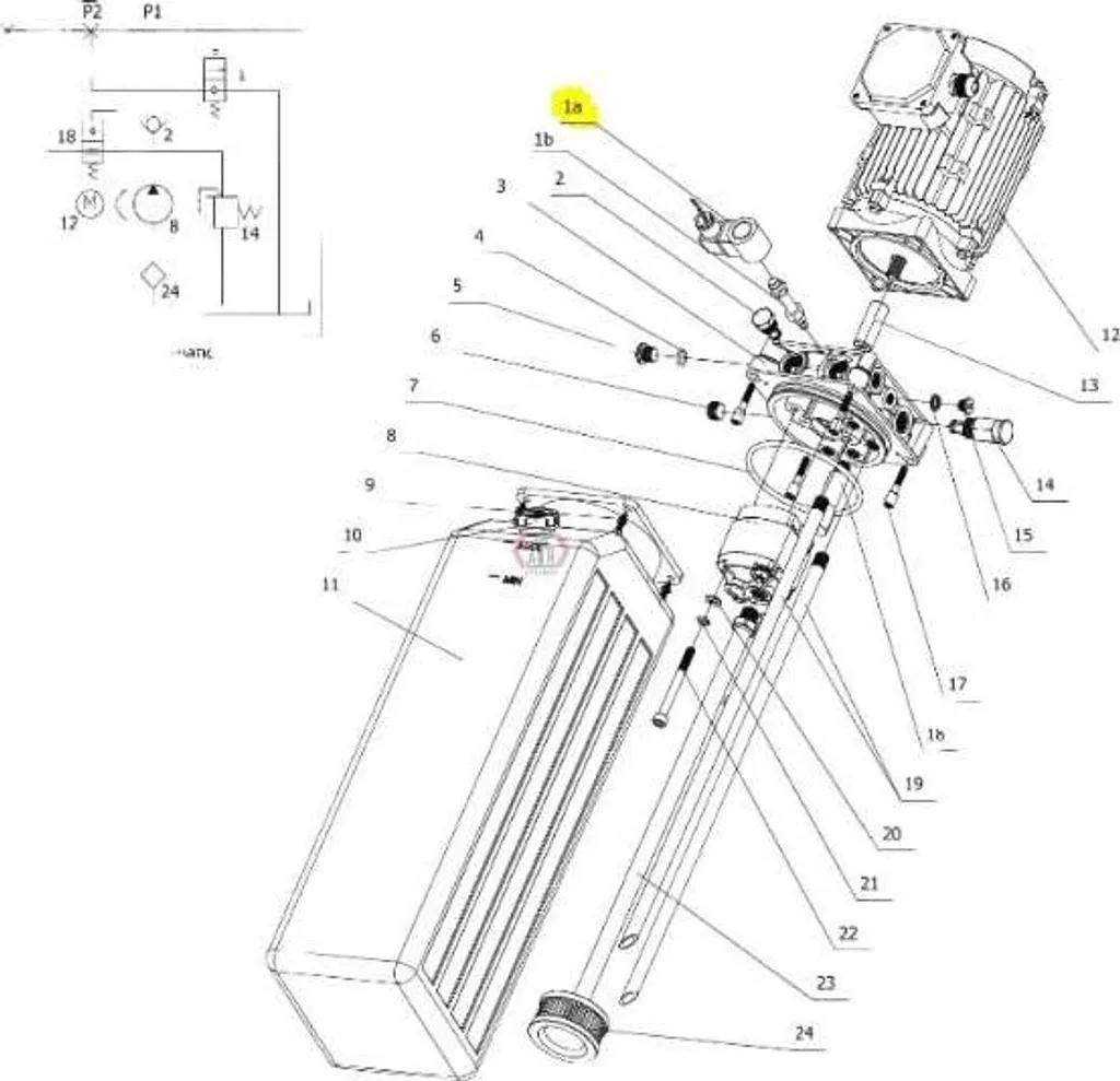 Électro-aimant de descente robuste AC220V pour pont Twin Busch