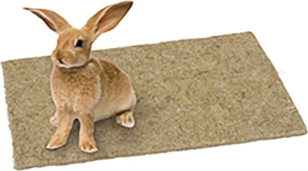Tapis de chanvre anti-poussière pour rongeur 60x120cm - Fini les allergies !