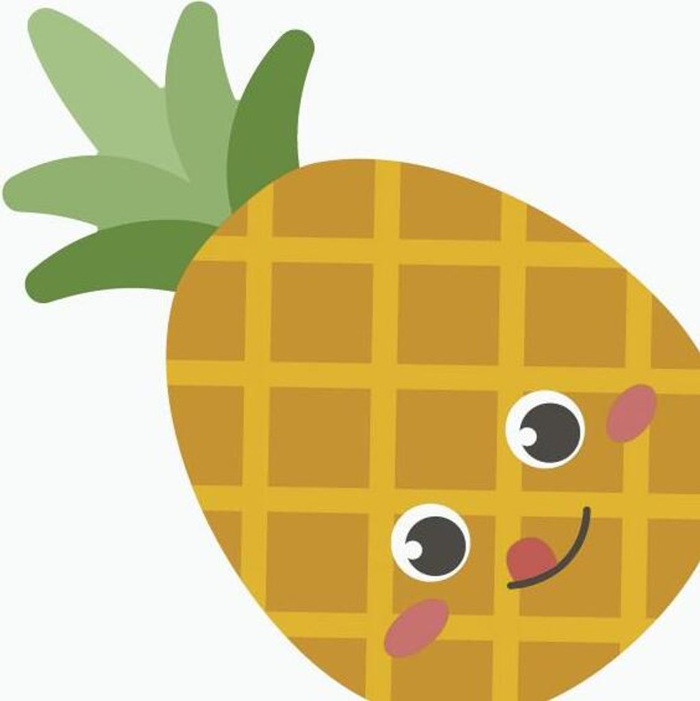 RP 12 Servietten gestanzt Pineapple - Form der Ananas Produktbild 