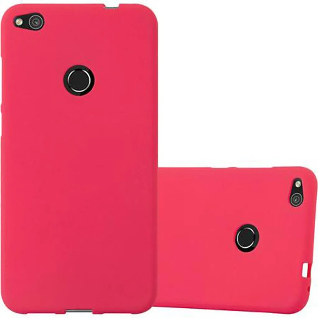 Custodia Huawei P9 Lite 2017 Cadorabo - Rosso Satinato TPU Slim Case