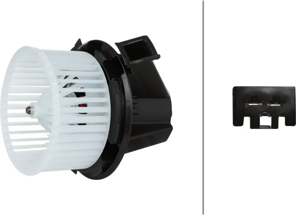 Ventilateur de Chauffage HELLA 132W Puissant pour Renault Twingo 12V