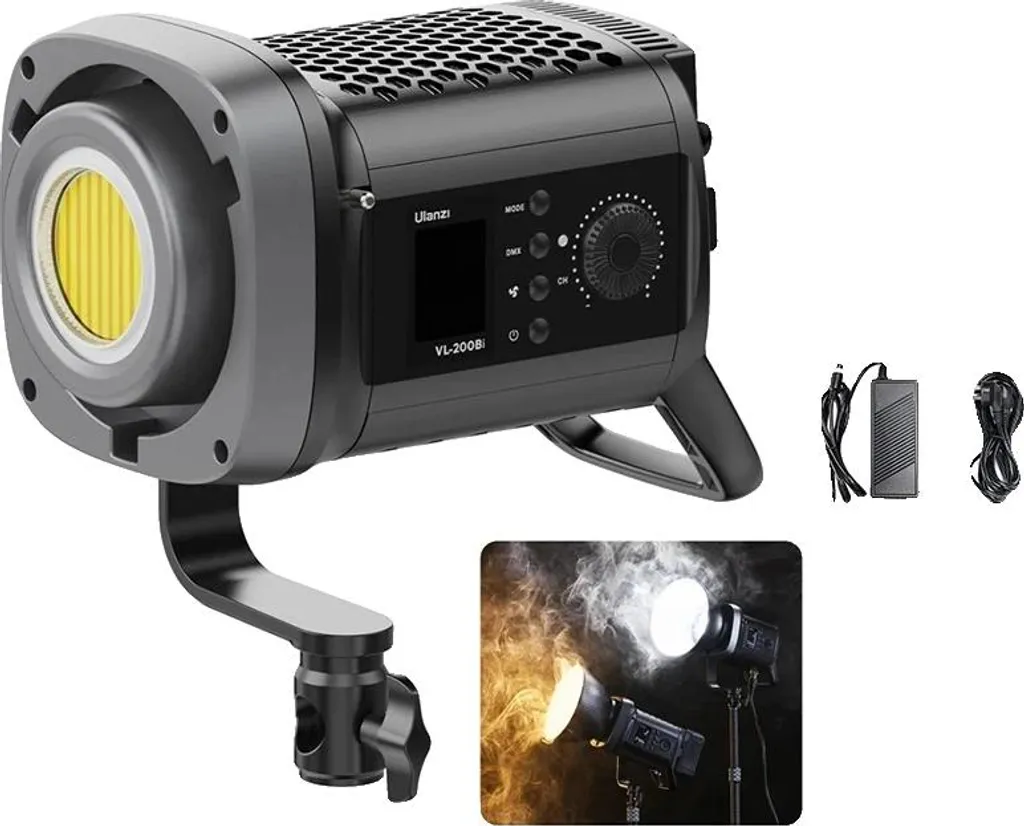 Éclairage vidéo VL-200Bi pour streaming et visio, sans fil bicolore