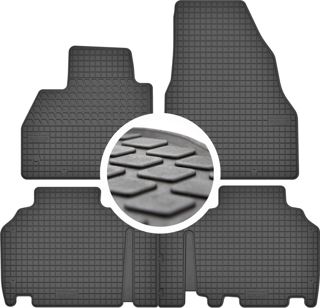 Auto-Fußmatten gummimatten für Renault Kangoo II