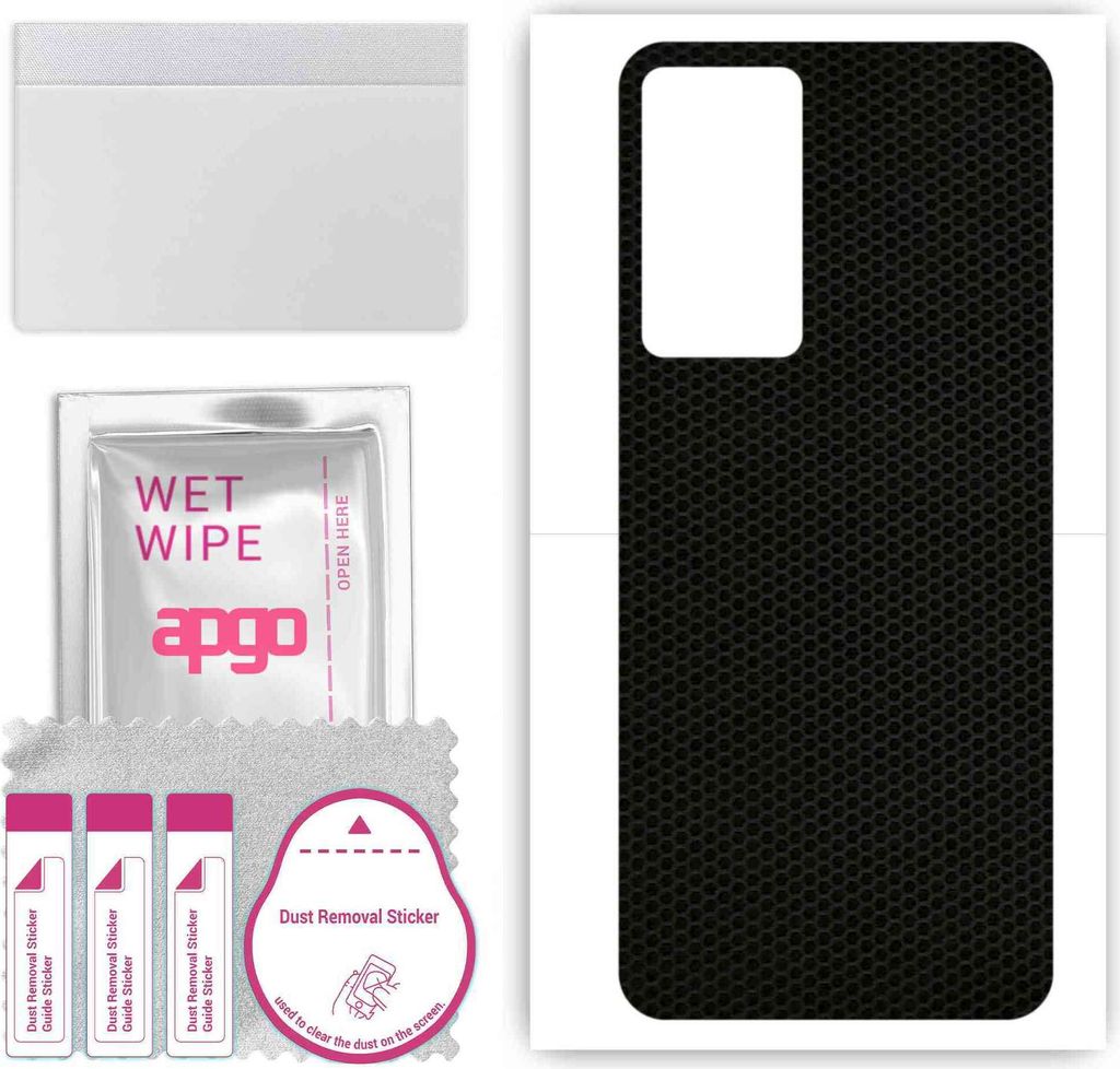 apgo Rückseite Schutzfolie, Skin, kompatibel mit Oppo F21 Pro 5G, Hinten Displayschutzfolie aus Vinylfolie, kratzfest, einfache Montage - Matrix