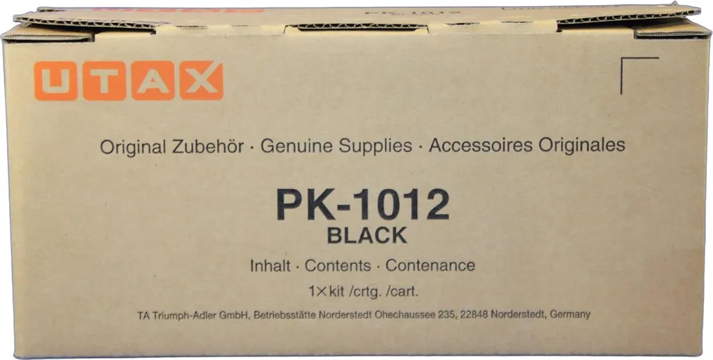 Toner Noir Utax PK-1012 1T02S50UT0 pour Imprimante Laser Professionnelle