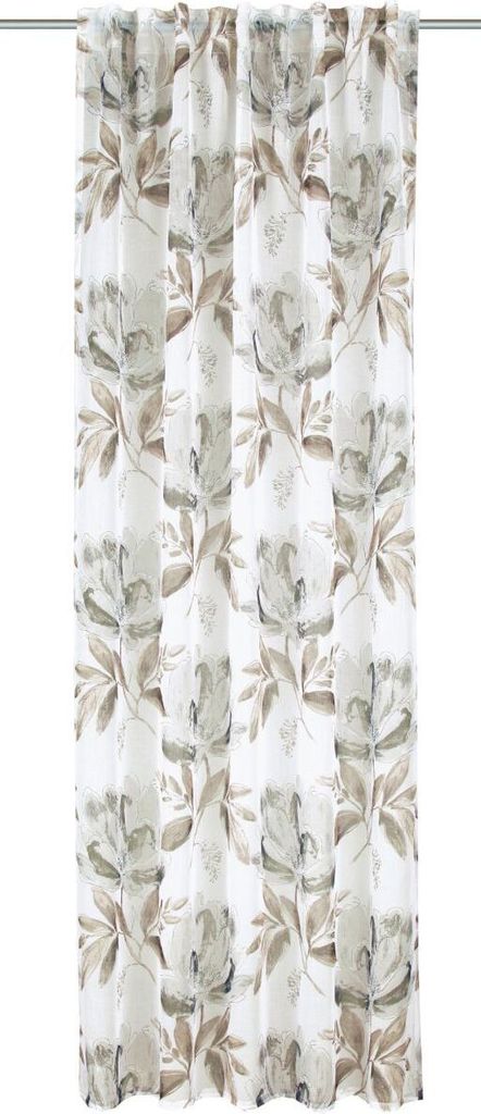 Neusser Collection Verdunklungsschal mit Gardinenband taupe 135x245 cm