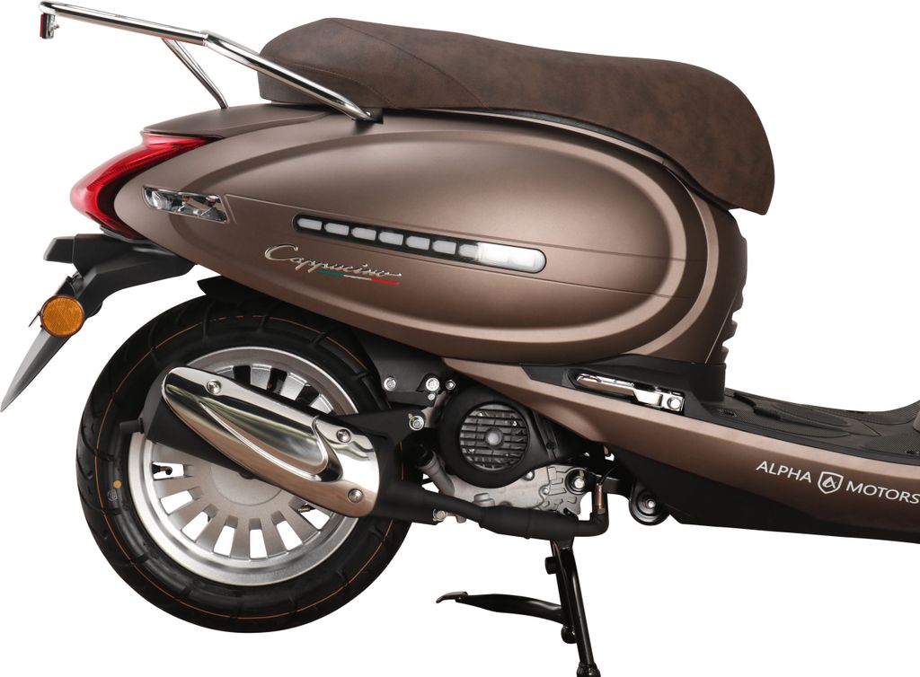 Motorroller Cappucino 50 ccm 45 kmh EURO 5 mattbraun Produktbild 12