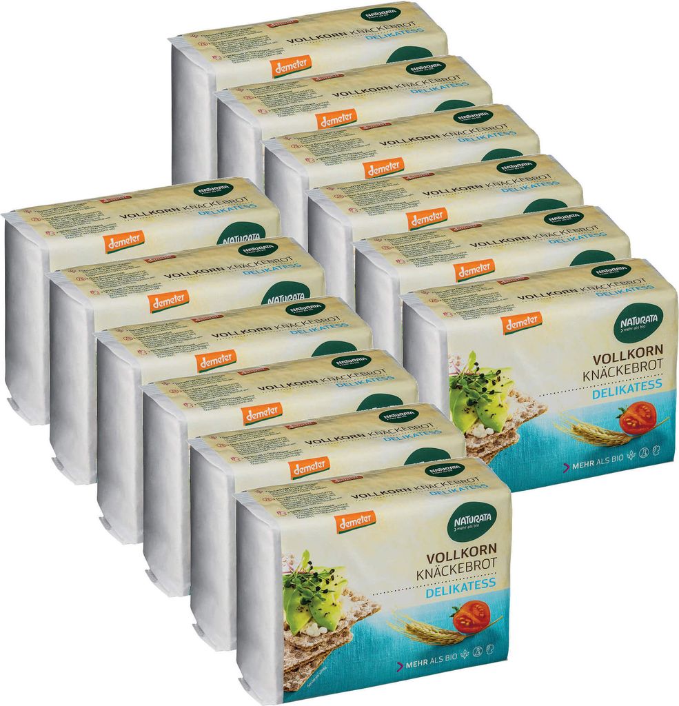 Delikatess Vollkorn-Knäckebrot, 12 x 250 g