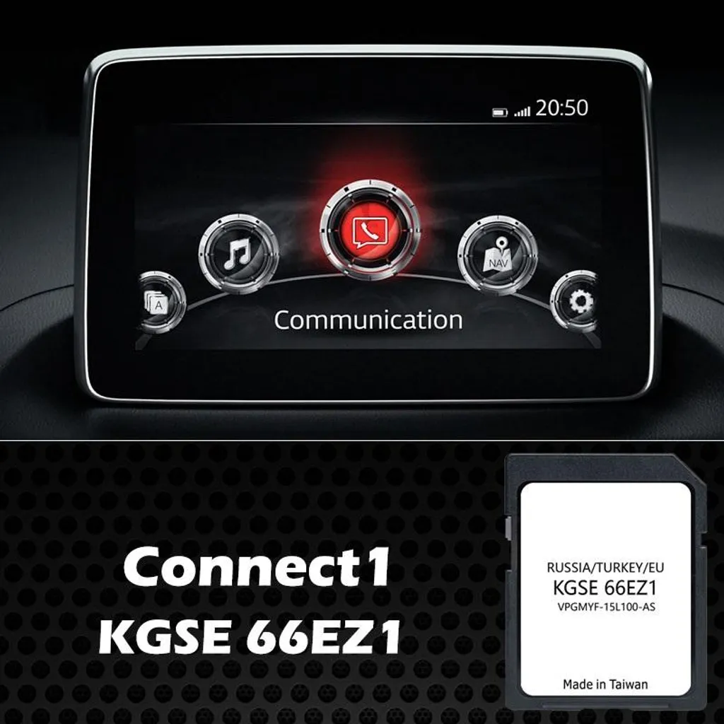 Carte SD Q2.2022 Europe-Turquie-Russie KGSE66EZ1 pour Mazda Connect