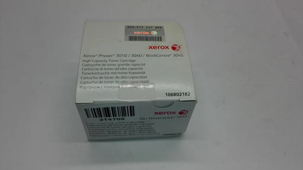 Toner Xerox 106R02182 pour Imprimer 2200 Pages sans Interruption en Noir