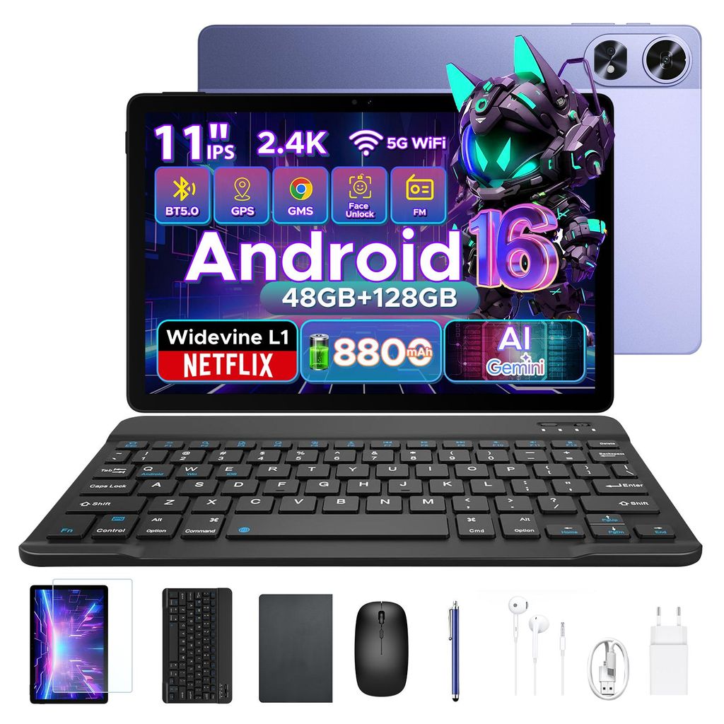 POCKAM P11 PRO 48(8+40)GB+128GB, 11 Zoll, Android 16, Produktbild 