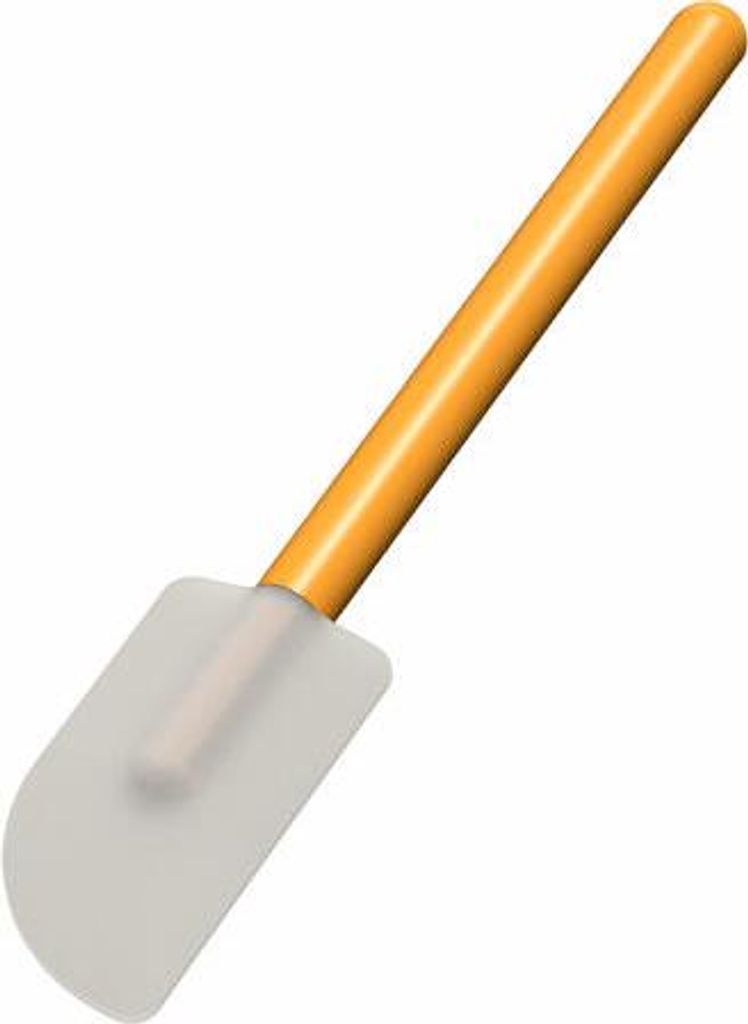 Rosti Teigschaber Classic S, Spachtel, Melamin, Silikon, Curry, 20 cm, 23736