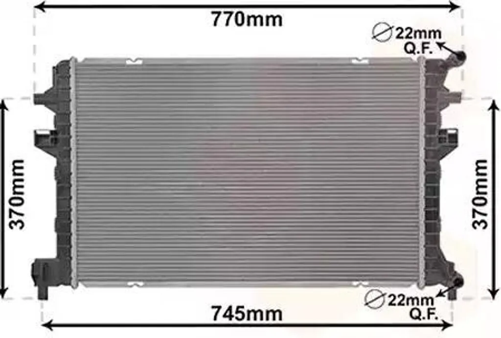 Radiateur moteur pour AUDI Q3 et VW Golf VII - Fiabilité Route