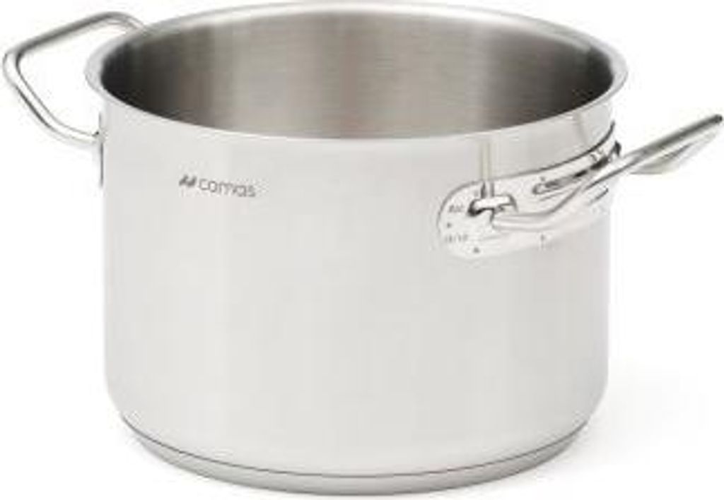 COMAS 12143 Hoher Kochtopf ohne Deckel MAGNA EXPERT Edelstahl Ø 20 cm / Gastro