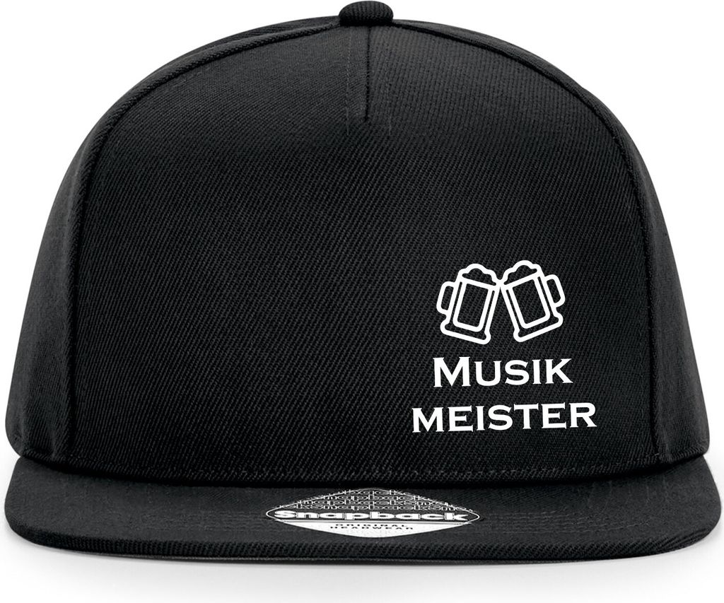 Huuraa Cappy Mütze Musikmeister Spielmanszug Black Polyester Snapback Kappe Geschenkidee