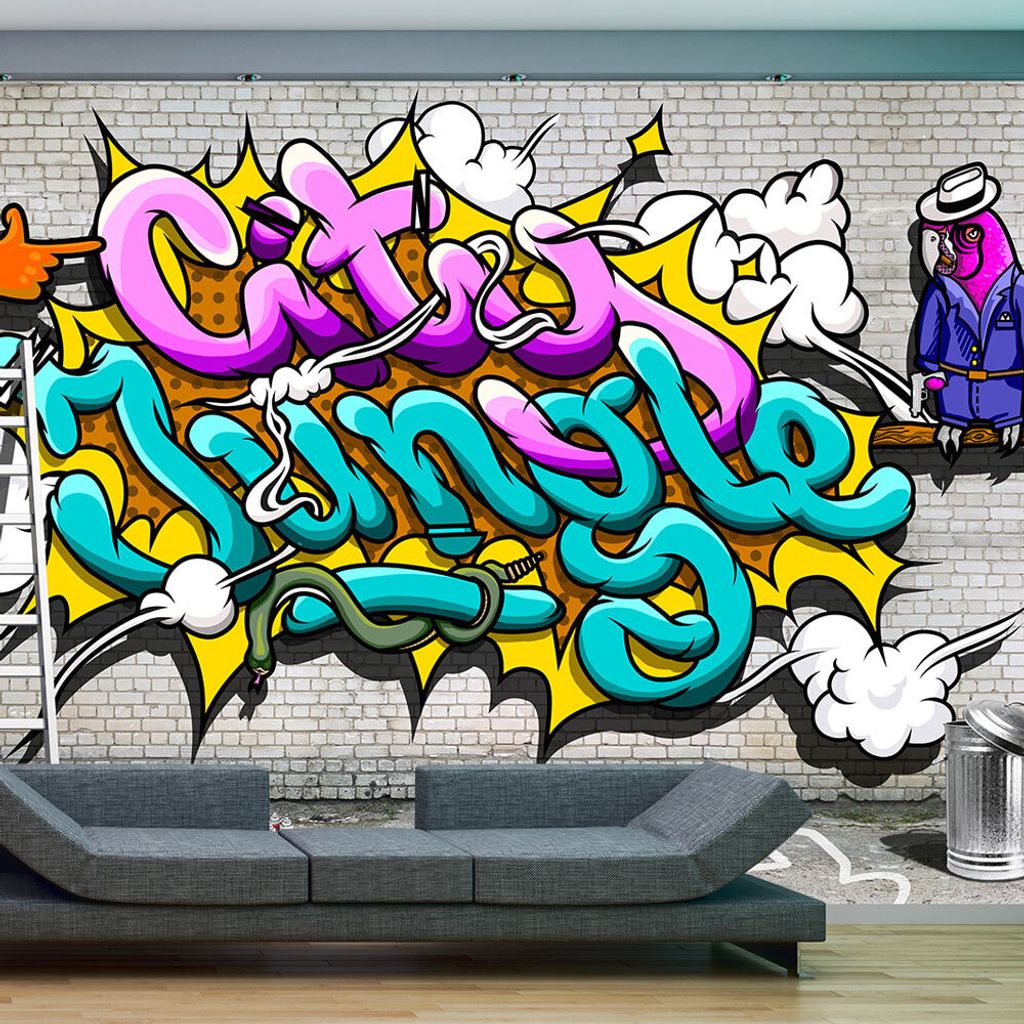 Basera Fototapete Street Art-Motiv m-A-0010-a-b, Vliestapete, 300x210 cm