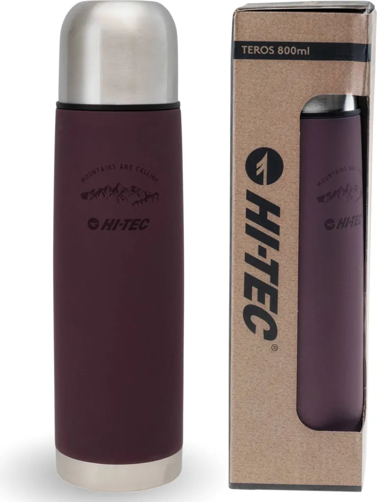Thermos Hi-Tec 800ml à Valve Pression : Étanchéité et Isolation Acier