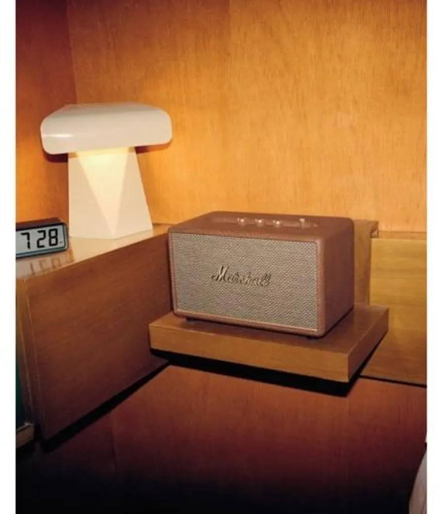 Marshall Acton III Brown Enceinte Bluetooth avec Large Scène Stéréo
