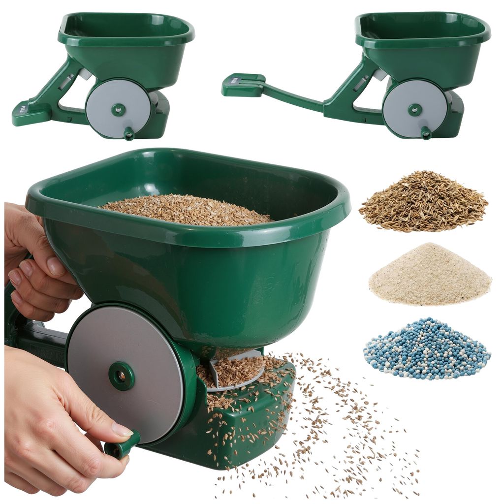 Sillar Handstreuer 3L – Handsämaschine Streuwagen Dünger Produktbild 