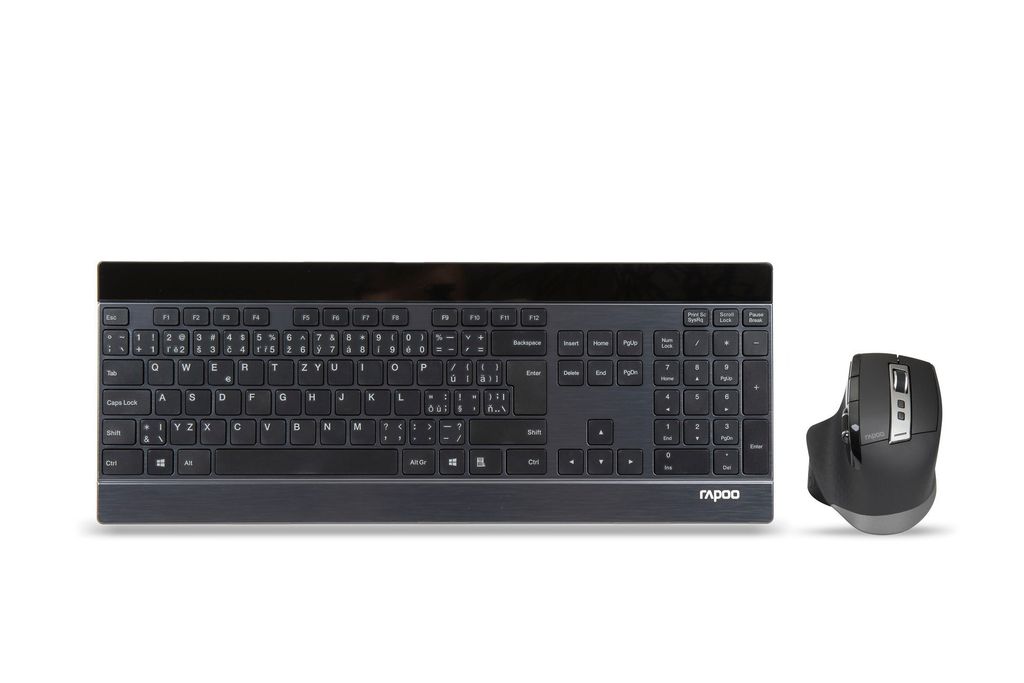Rapoo 9900M Multimode-Funktastatur und Maus-Set CZ/SK