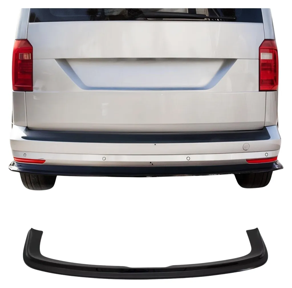 Jupe de Pare-chocs Arrière VW Caddy 2015-2020 Look Sportif ABS Noir