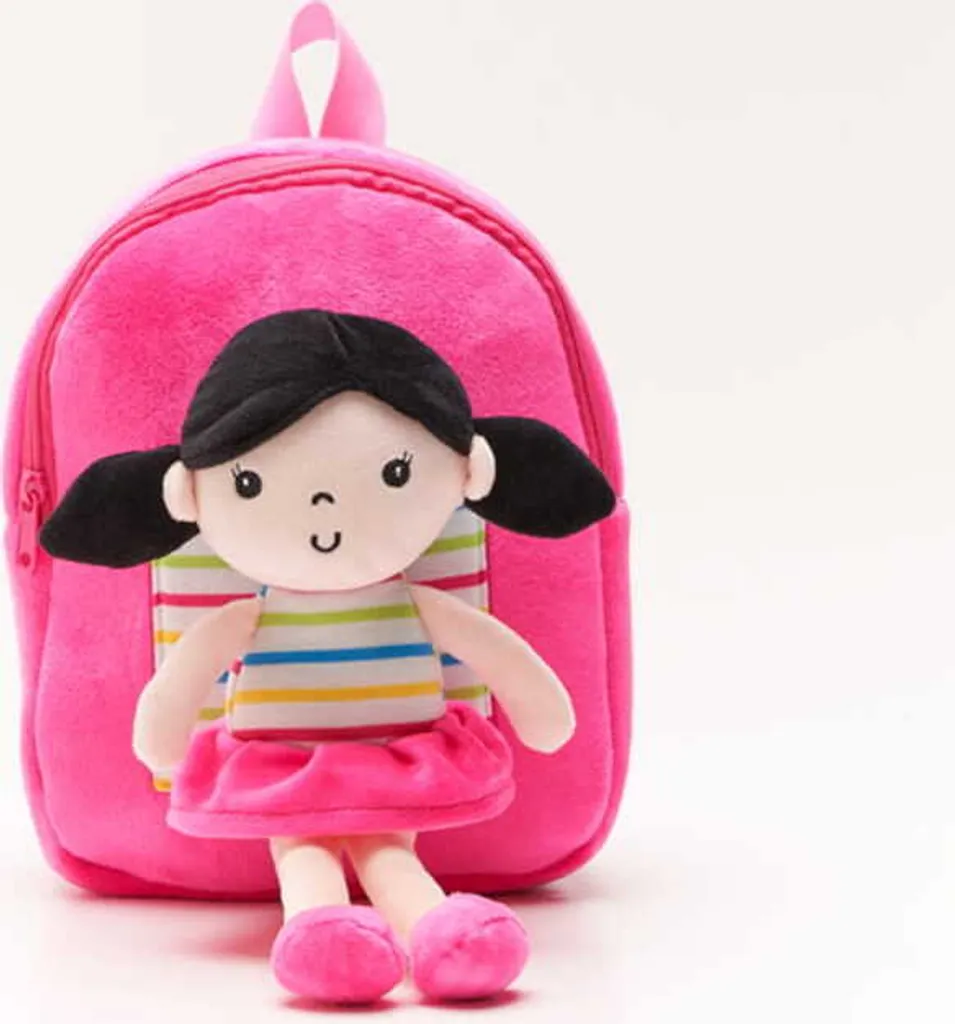 Zainetto Asilo Rosa Lilly: Qualità Certificata e Bambola Peluche
