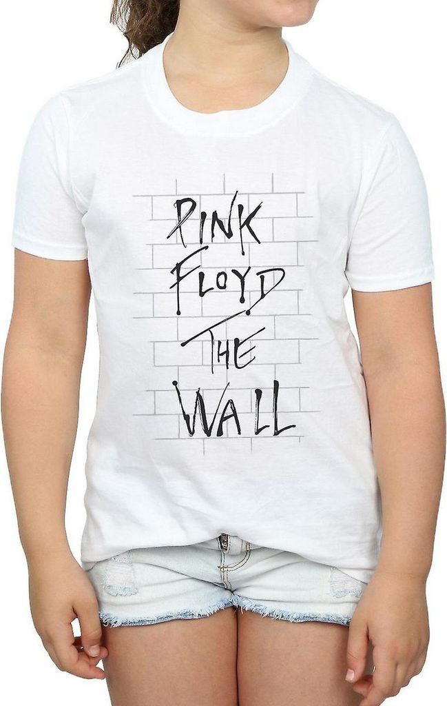Pink Floyd - "The Wall" T-Shirt für Mädchen BI1074 (152-158) (Weiß)