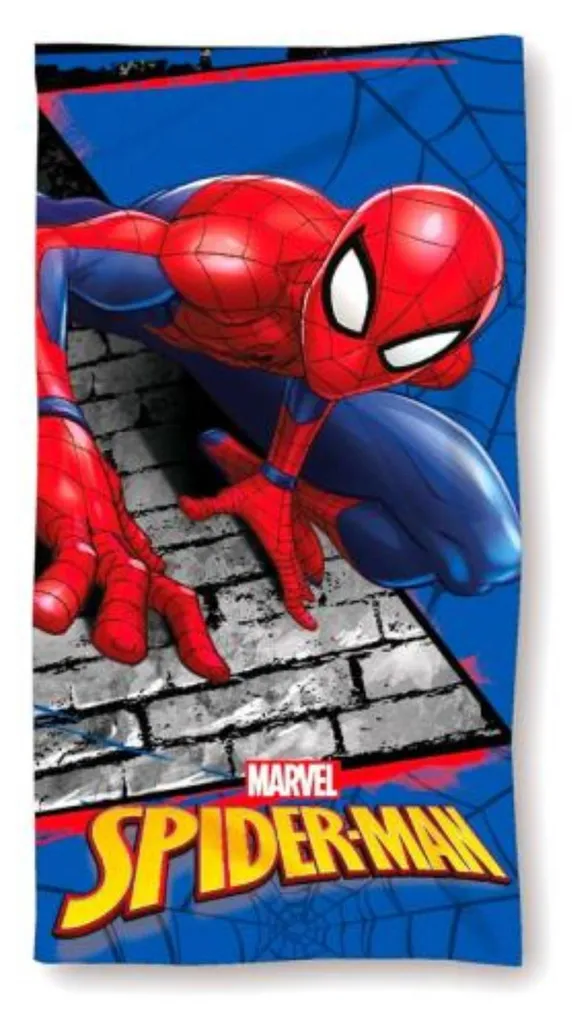Serviette Spiderman pour enfant, idéale pour la plage et les vacances d'été