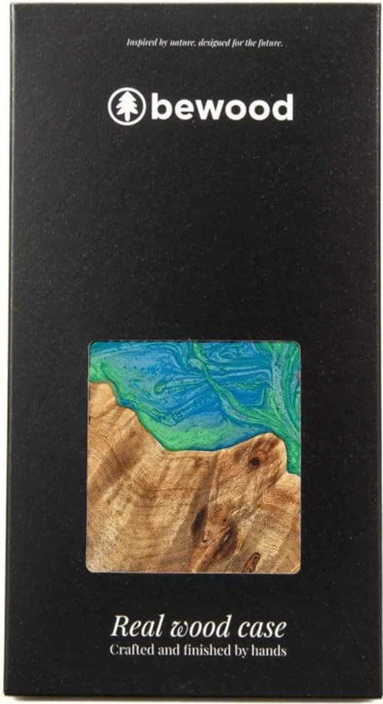Cover iPhone 12 Mini Bewood Tokyo - Stile Neon Unique Hand-made - 3
