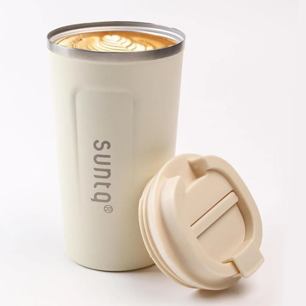 SUNTQ Tazza da Caffè 510ml Verde - Thermos Acciaio Inox Isolato Online