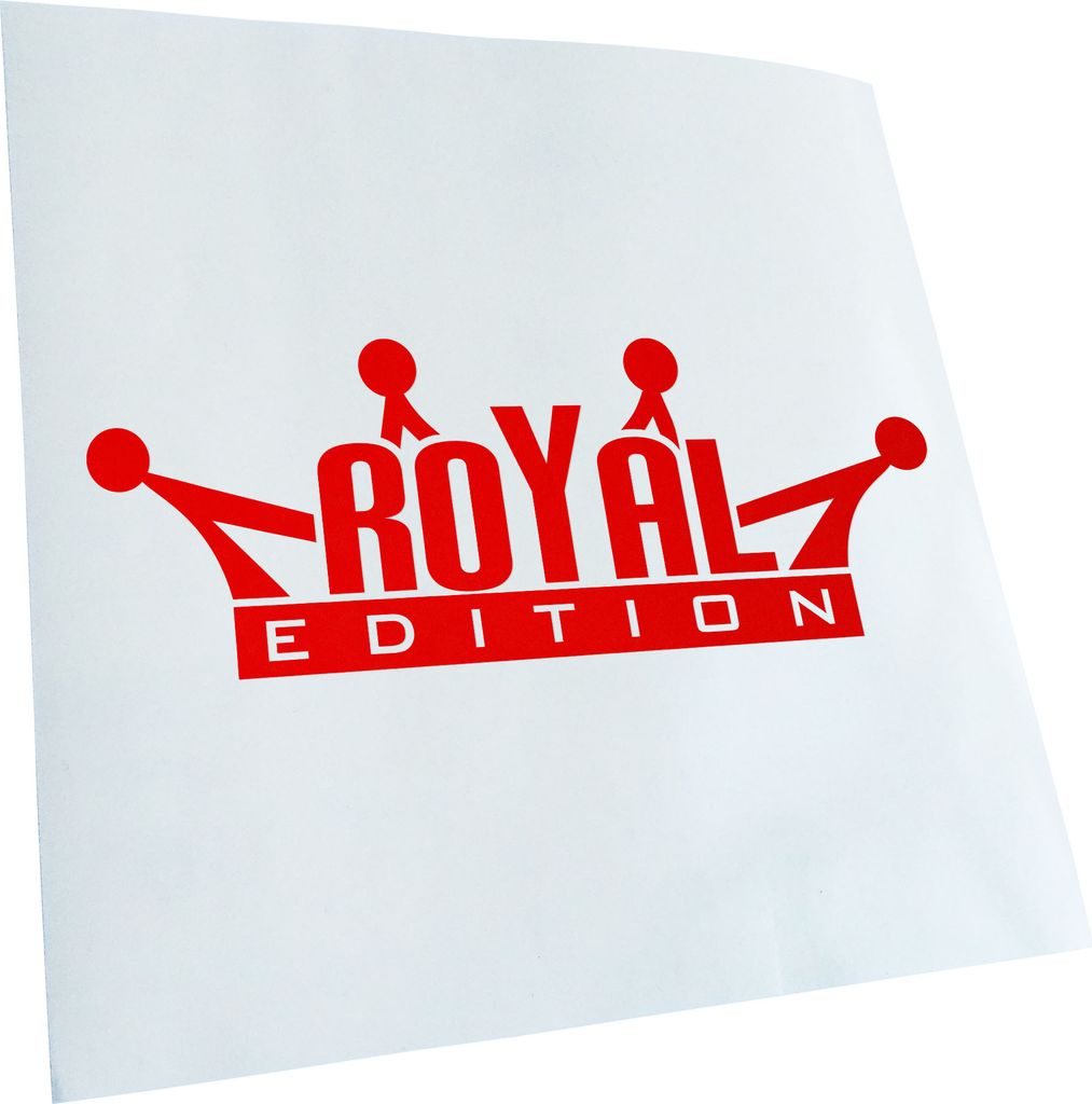 Kiwistar - Autoaufkleber - Royal Edition - Neongelb - 20x7cm - Aufkleber für Auto, Laptop, Fahrrad, LKW, Motorrad mehrfarbig JDM Decal Racing