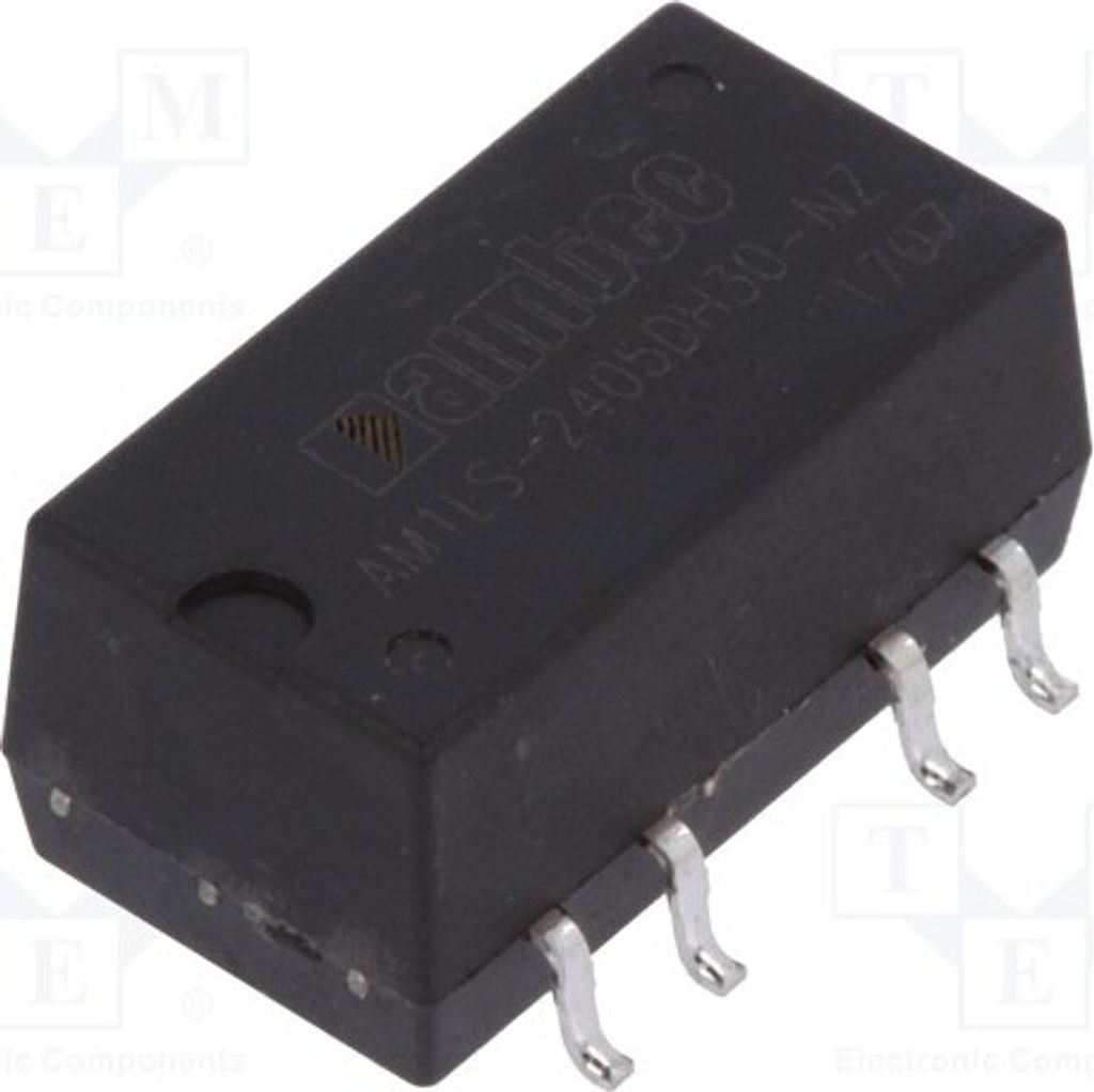 1x Wandler: DC/DC UAusg2: -5VDC AM1LS-2405DH30-NZ DC/DC Wandler 1W UEing: 21,6÷26,4V