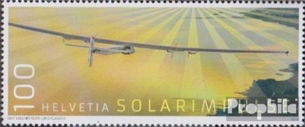 Briefmarken Schweiz 2016 Mi 2454 (kompl.Ausg.) gestempelt Solarflugzeug
