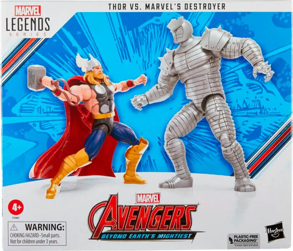 Pack Thor vs Destructeur Marvel Legends - Articulations Premium 15cm - 3