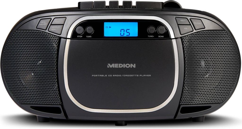 MEDION E66476 Stereo Sound System (Boombox, CD-Player, MP3, Produktbild 