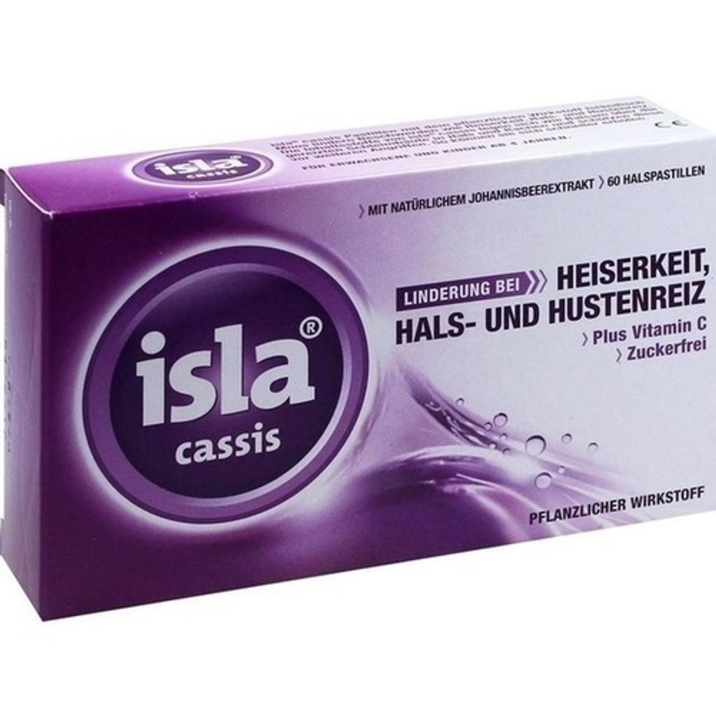 isla Cassis Pastillen, 60 Stück