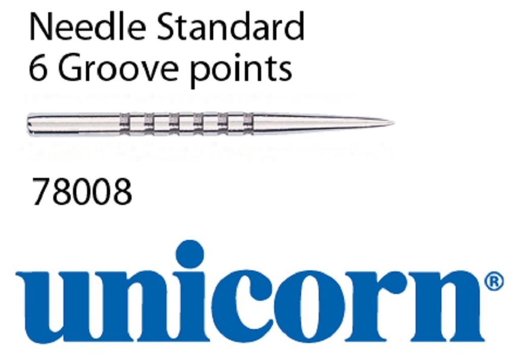 Unicorn Volute Gold Replacement Steel Points -- 1 Satz