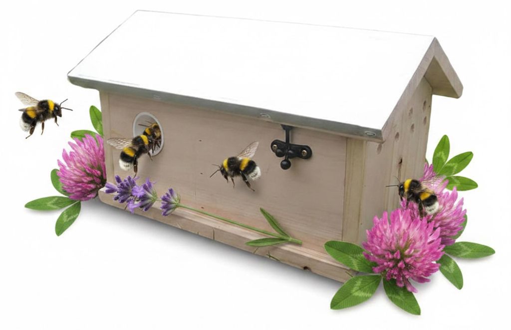 Mucola Hummelhaus Hummelkasten Nistkasten Insektenhaus Produktbild 